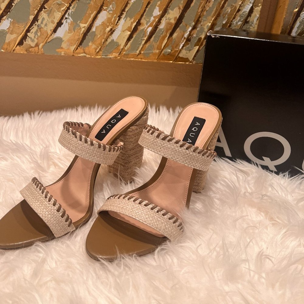 AQUA Linen Sandal